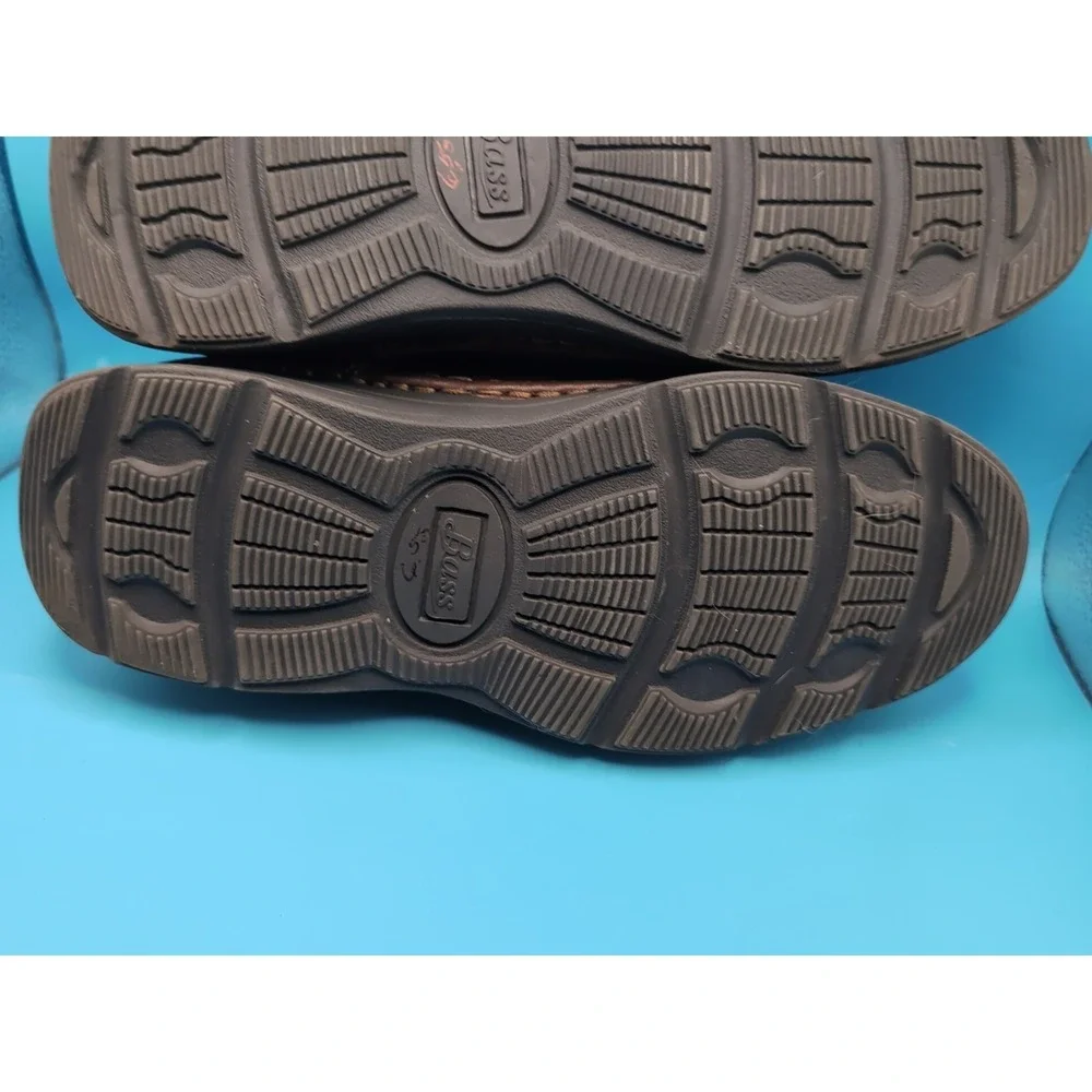 MEN'S G.H. BASS BROWN‎ LEATHER WALKING  SHOES SIZE 8M